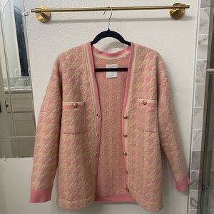 Sandro Tweed Thick Sweater